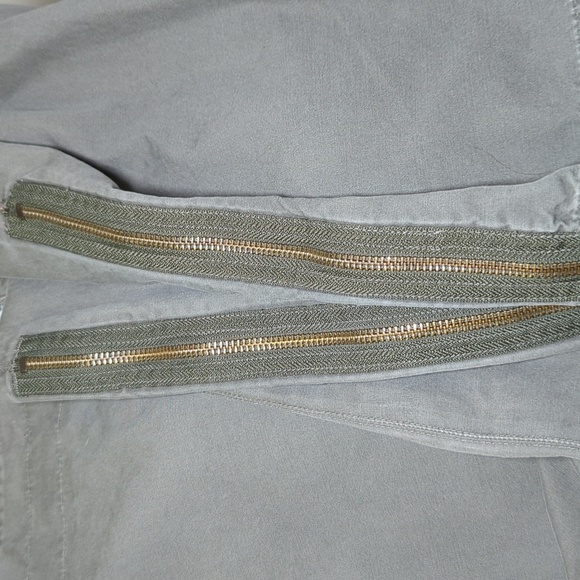 Gap Factory Store Olive Green Chino Pants with Zipper Hems Women's Size 6 - Picture 4 of 5